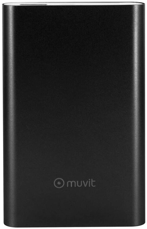 Power Bank Muvit 10000mAh MUCHP0118 USB 2A cable USB-Micro USB negro (NUEVO)