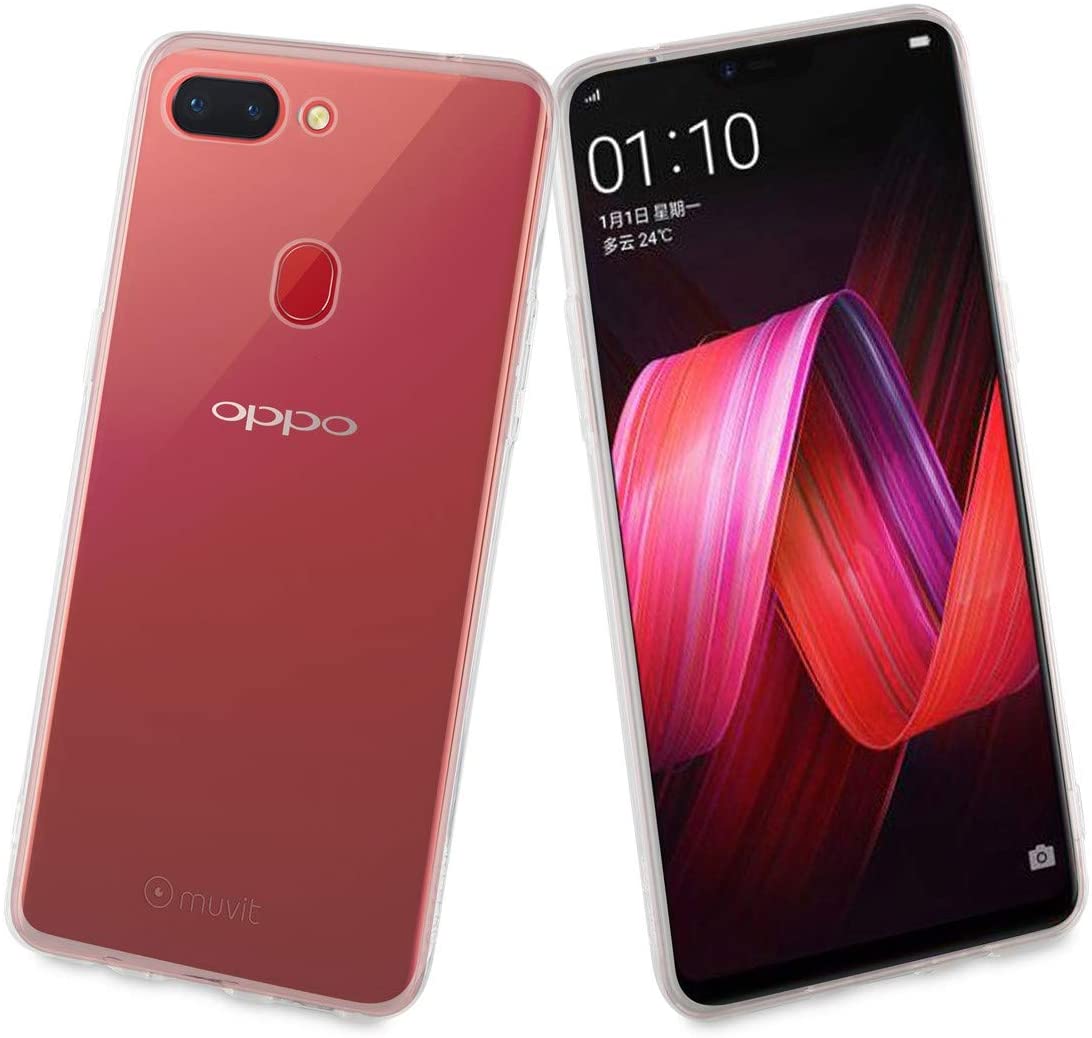 Funda Muvit Cristal Soft para OppoR15 Pro Transparente. - Imagen 2