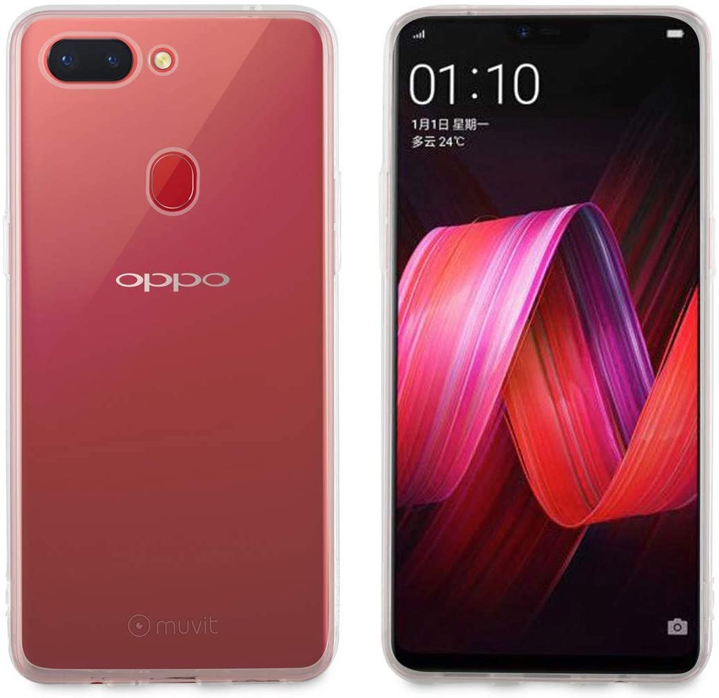 Funda Muvit Cristal Soft para OppoR15 Pro Transparente.