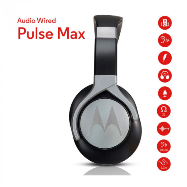 Auriculares Motorola Lifestyle Pulse MAX negros (NUEVO) - Imagen 2