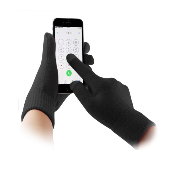 Guantes capacitivos pantalla táctil talla L MyWay color negro MWHTG0002. - Imagen 2