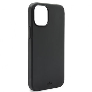 Carcasa PURO Silicona Icon para Apple iPhone 12 Pro Max negra.