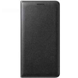 Funda original Samsung Flip Wallet para Samsung Galaxy J3 2016 color negro
