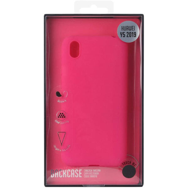 Funda Muvit Life Sand para Huawei Y5 2019 Fucsia. - Imagen 2