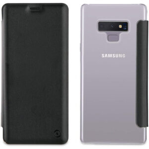 Funda Muvit Folio con Parte Trasera Transparente para Samsung Galaxy Note 9.