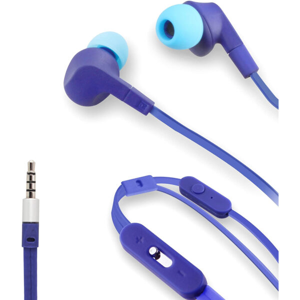 Auriculares in-Ear estéreo Muvit MUHPH0058 color azul.