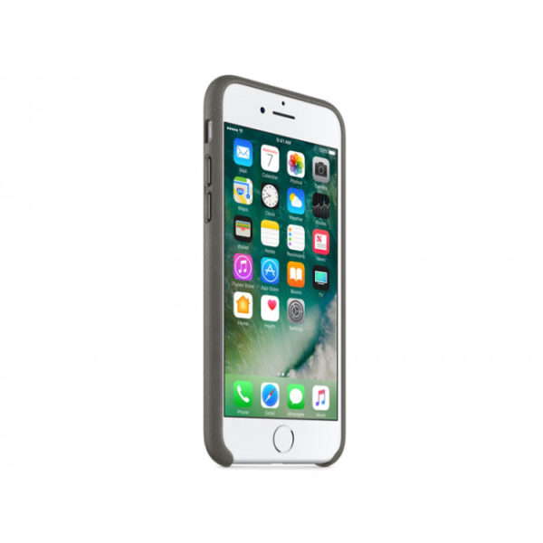 Funda original Apple de Piel para Apple iPhone 7 Gris tormenta - Imagen 2