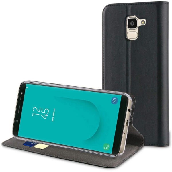 Funda Muvit Folio con Función Soporte y Tarjetero para Samsung Galaxy J6 2018 - Imagen 2
