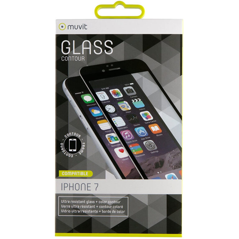 Protector de cristal templado Muvit Glass para Apple iPhone 8/7.