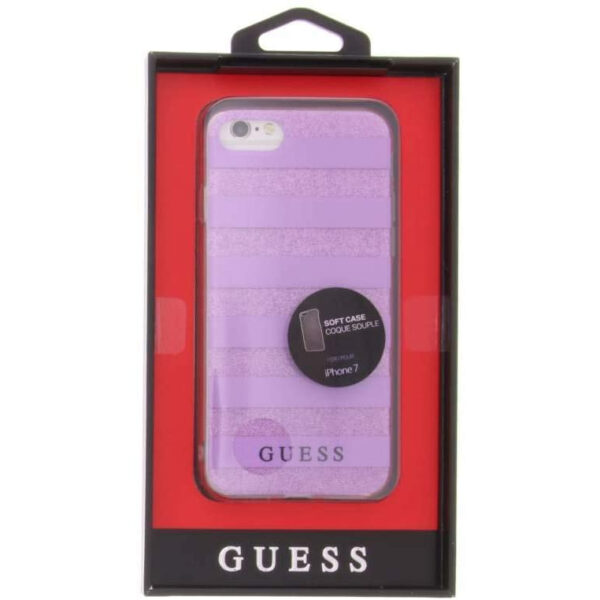 Funda original Guess TPU Stripes Efecto 3D para Apple iPhone 7. - Imagen 4