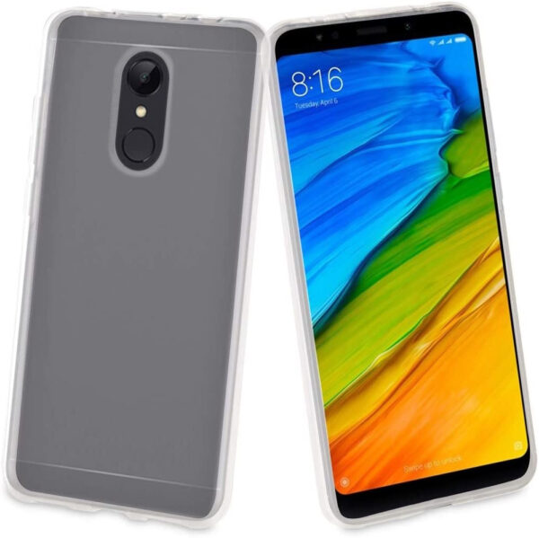 Carcasa Muvit Cristal Soft para Xiaomi Redmi 5 Transparente. Funda Redmi 5. - Imagen 2
