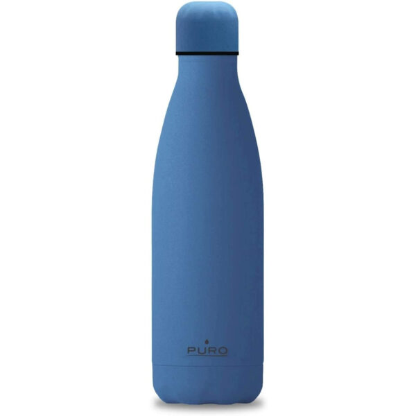 Puro Icon Botella térmica de Acero Inoxidable 500ml azul