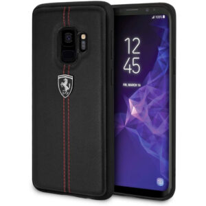 Funda Ferrari para Samsung Galaxy S9 Heritage color negro