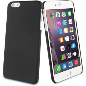 Funda Muvit con tacto de goma para Apple iPhone 6 Plus/6S Plus negro