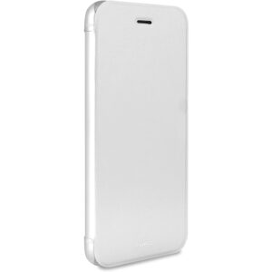 Funda Puro Booklet con carcasa trasera y tarjetero para Apple iPhone 6 blanco.