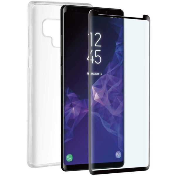 Pack Muvit Samsung Galaxy Note 9 Cristal Soft transparente+protector pantalla. - Imagen 3