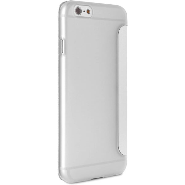 Funda Puro Booklet con carcasa trasera y tarjetero para Apple iPhone 6 blanco. - Imagen 2