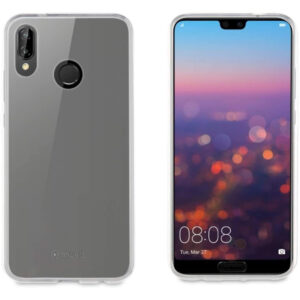 Pack Muvit para Huawei P20 Lite Funda Cristal Soft transparente + protector