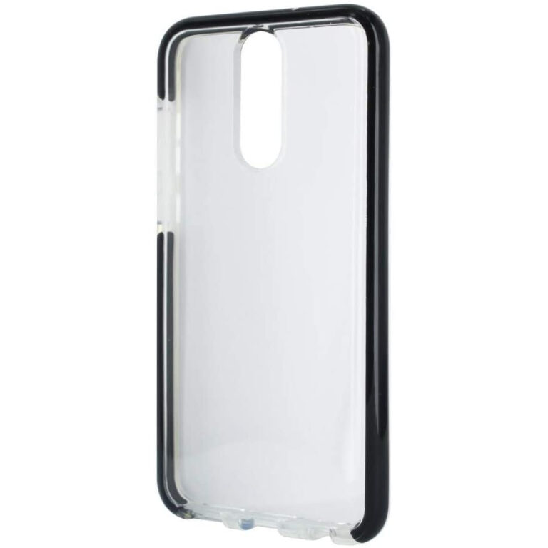 Funda Muvit Cristal Soft Bump para Huawei Mate 10 Lite transparente borde negro
