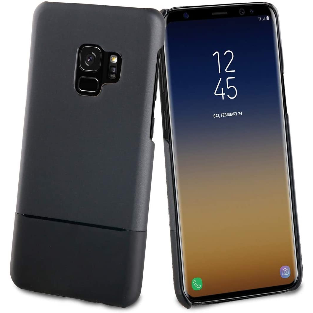 Carcasa Muvit Doble Skin Edición Premium para Samsung Galaxy S9 Negro (NUEVO) - Imagen 2