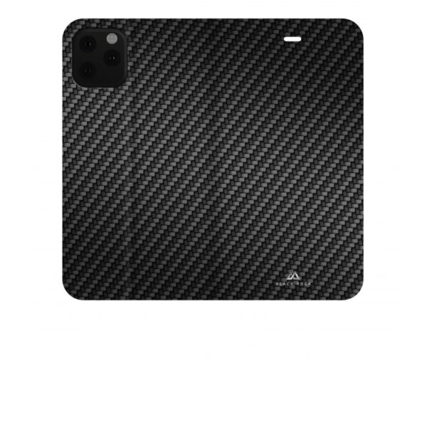 Funda Black Rock para Apple iPhone 11 flex carbon booklet negra. - Imagen 3