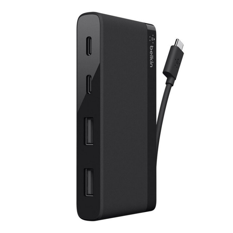 Minihub Belkin F4U090btBLK 4 Puertos USB-C/USB-A