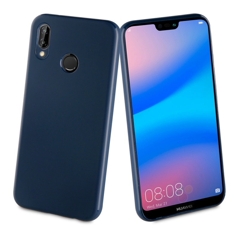 Funda Muvit magnetica para Huawei P20 Lite ultra fina azul - Imagen 2