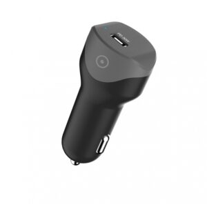Cargador coche Muvit Tipo C PD 30W smart IC negro
