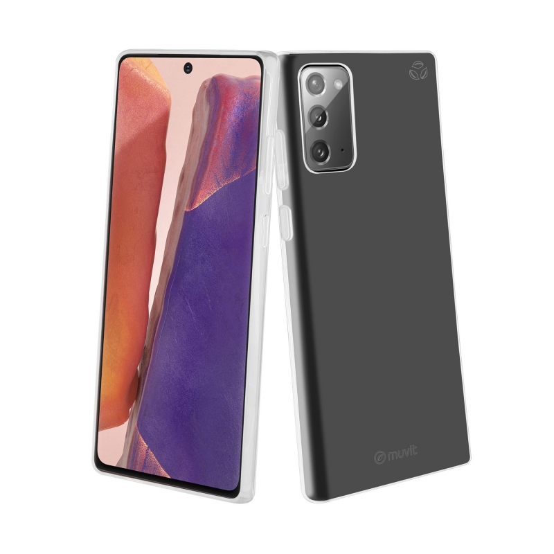 Funda Muvit for Change para Samsung Galaxy Note 20/20 5G recycletek transparente - Imagen 2