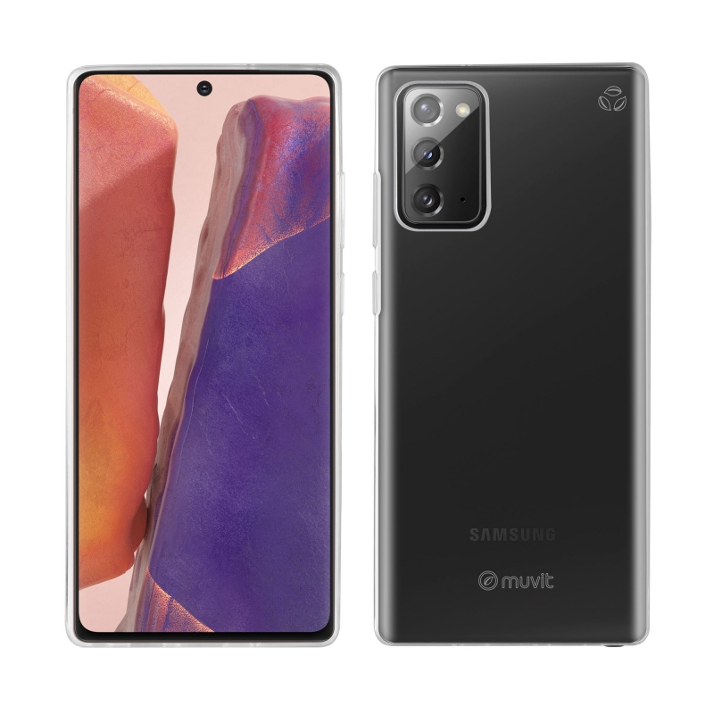 Funda Muvit for Change para Samsung Galaxy Note 20/20 5G recycletek transparente