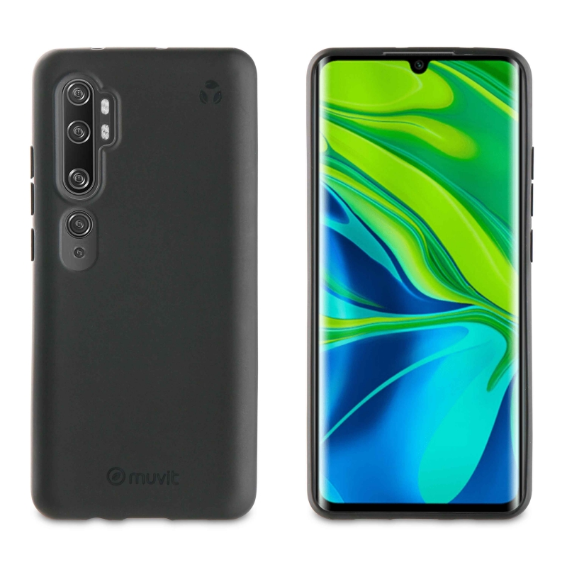 Funda Muvit for Change para Xiaomi Mi Note 10 recycletek negra. - Imagen 2