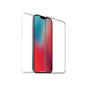 Pack Muvit for Change Apple iPhone 12/12 Pro funda cristal soft+protector pant.