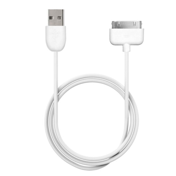 Cable Puro USB - Apple 30 Pin 1m blanco