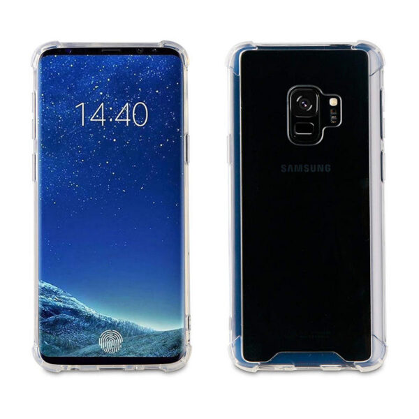 Funda Muvit Pro Cristal Bump Transparente para Samsung Galaxy S9. - Imagen 2