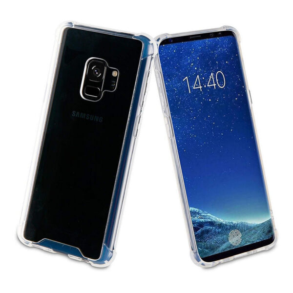 Funda Muvit Pro Cristal Bump Transparente para Samsung Galaxy S9. - Imagen 3