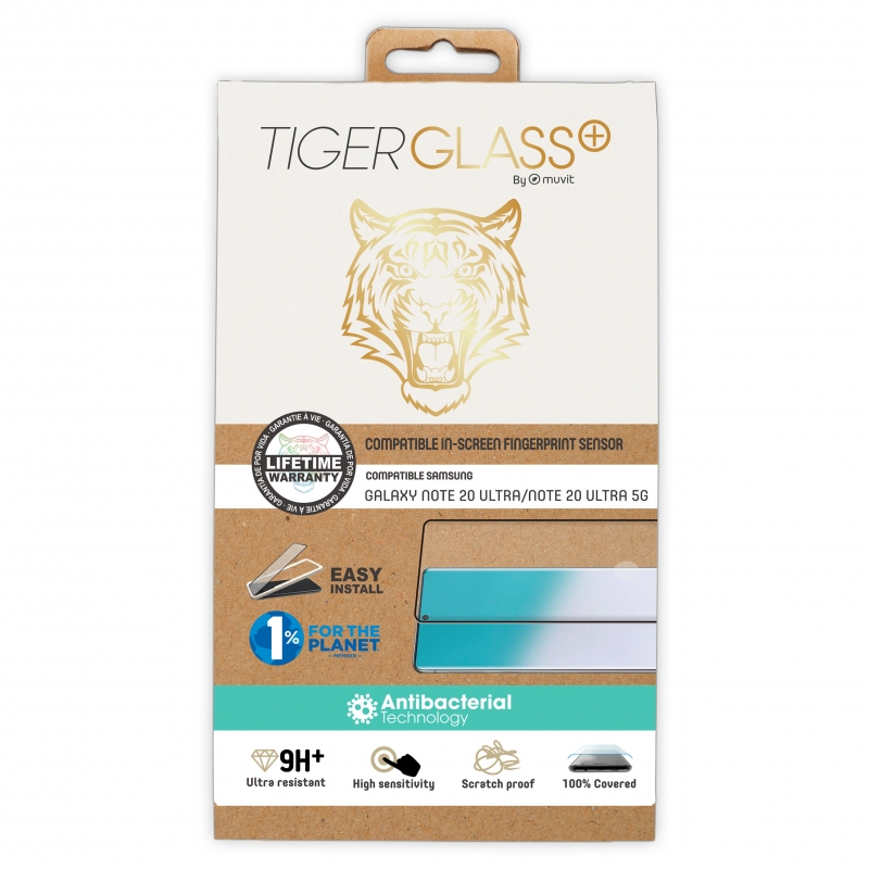 Protector de Pantalla Tiger Samsung Galaxy Note 20 Ultra vidrio templado curvo - Imagen 2