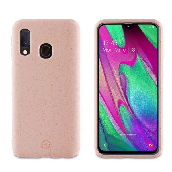 Funda Muvit for Change para Samsung Galaxy A40 bambootek old roses.