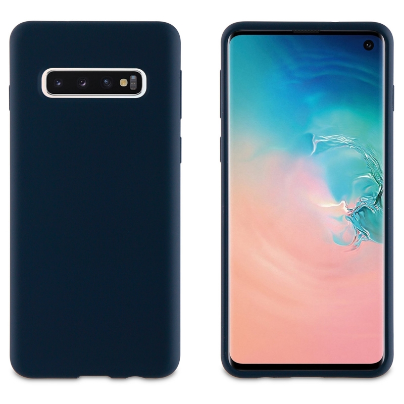 Funda muvit para Samsung Galaxy S10 Liquid Edition Midnight azul.