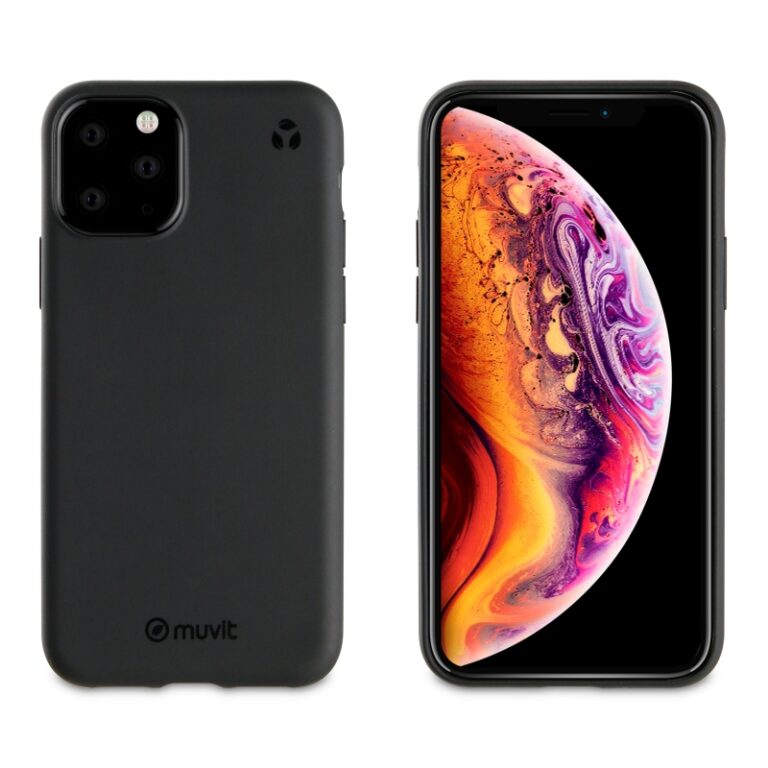 Funda Muvit for Change para Apple iPhone 11 Pro recycletek negra.