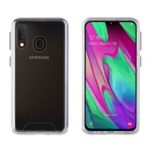 Funda Muvit Tiger Space para Samsung Galaxy A40 shockproof 1,2m transparente.