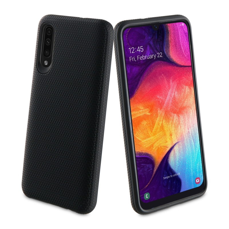 Funda Muvit Tiger Triangle para Samsung Galaxy A50 shockproof 1,2m negra - Imagen 2
