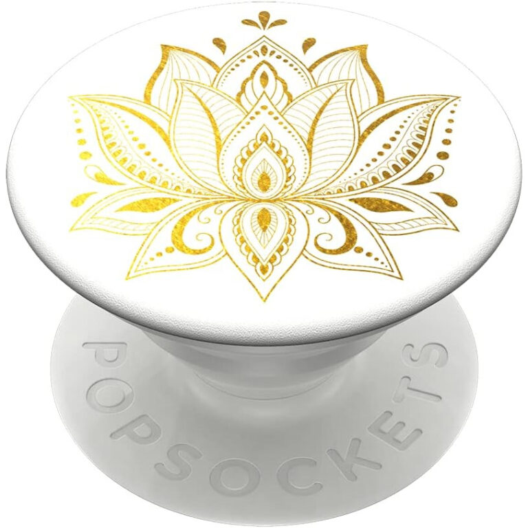 PopSockets soporte adhesivo Golden Prana Blanco