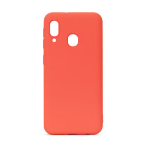 Funda Muvit Life liquid Soft para Samsung Galaxy A40 Coral.