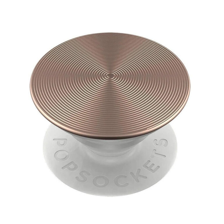 PopSockets soporte adhesivo Twist Rose Gold Aluminum