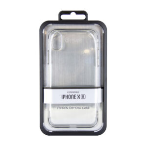 Funda Muvit Cristal para Apple iPhone XR bordes Electoplating plateada