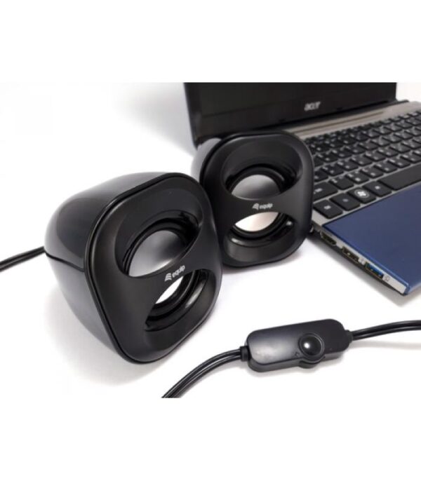 Altavoces Equip Life 245330 2.0 USB 3W Negro - Imagen 2