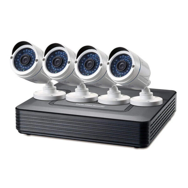 Kit Videovigilancia Level One DSK-4001 720P CCTV de 4 Canales 4 cámaras