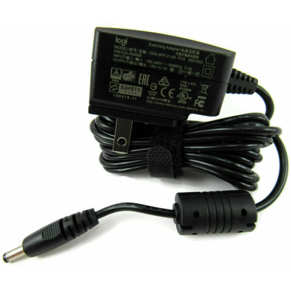 Adaptador de corriente original Logitech 534-000694 DSA-5PFU1-05FCA 5V 1A