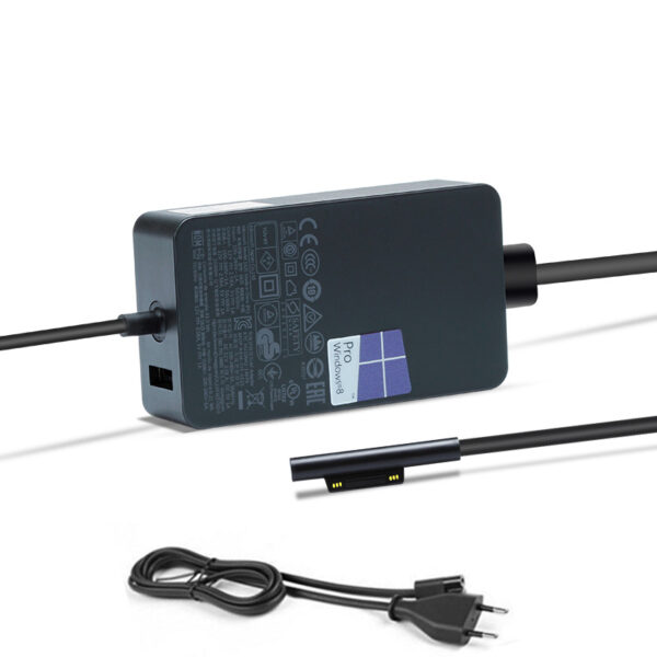 Cargador original Microsoft 65W Adaptador para Microsoft Surface Pro 3 Usado