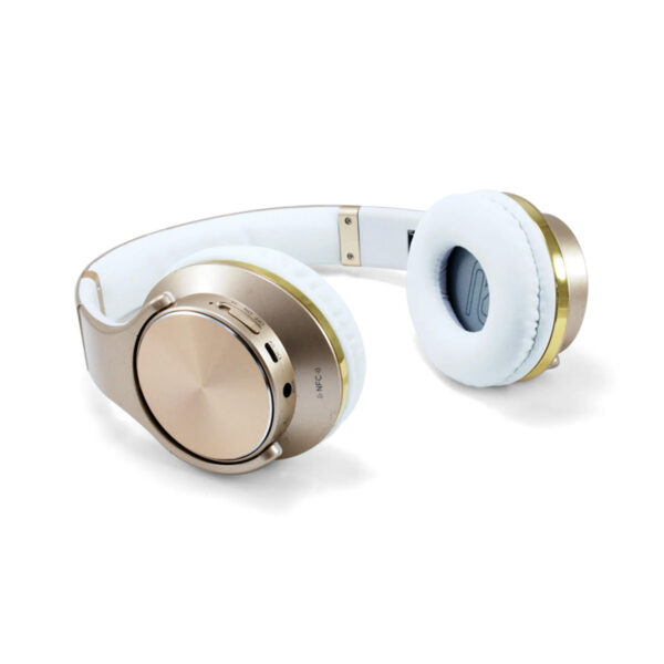Auricular con diadema Bluetooth con Microfono Conceptronic CHSPBTNFCSPKG oro